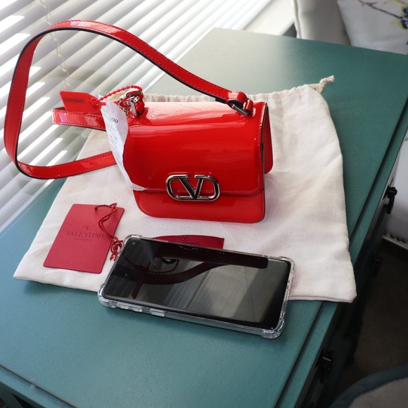 Valentino VSLING Micro Patent Crossbody - Picture 6 of 7